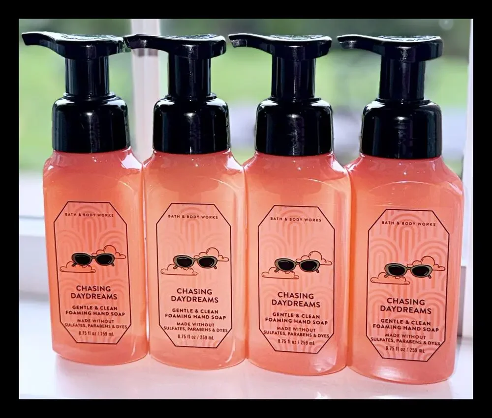 Bath & Body Works Chasing Daydreams Gentle Clean Foaming Hand Soap x4